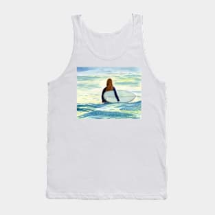 Surfer Girl in Sunlight Tank Top